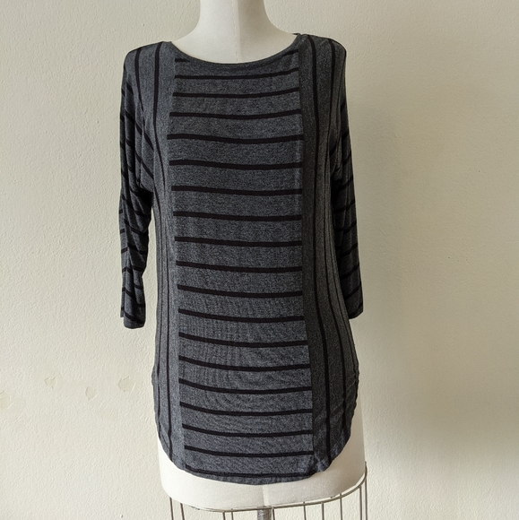 LOFT Soft Striped Top - Picture 2 of 4